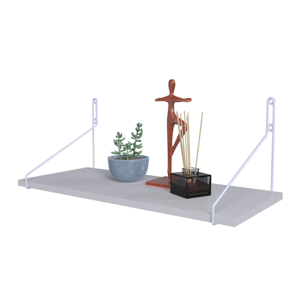 Prateleira C Sup Aram 60x25 Br/Br Cx6