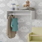 Prateleira Cabideiro Charm Branco - Casatema