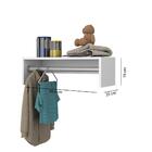 Prateleira Cabideiro Charm Branco - Casatema