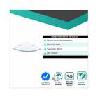 Prateleira Cantoneira Modelada Em Vidro 30x30 Cm