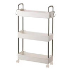 Prateleira Carrinho Organizador Multiuso Branca 3 Andares - 4