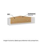 Prateleira Casinha Em Mdf - Branco/natural