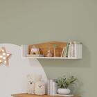 Prateleira Casinha Em Mdf - Branco/natural