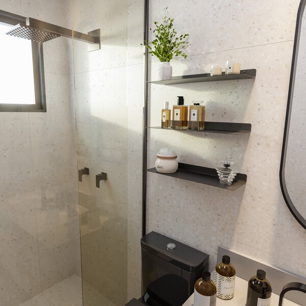 Prateleira Chapa Metal 65 Preto