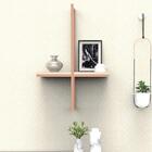 Prateleira Colméia Bronze Madeirado Claro Lilies Móveis