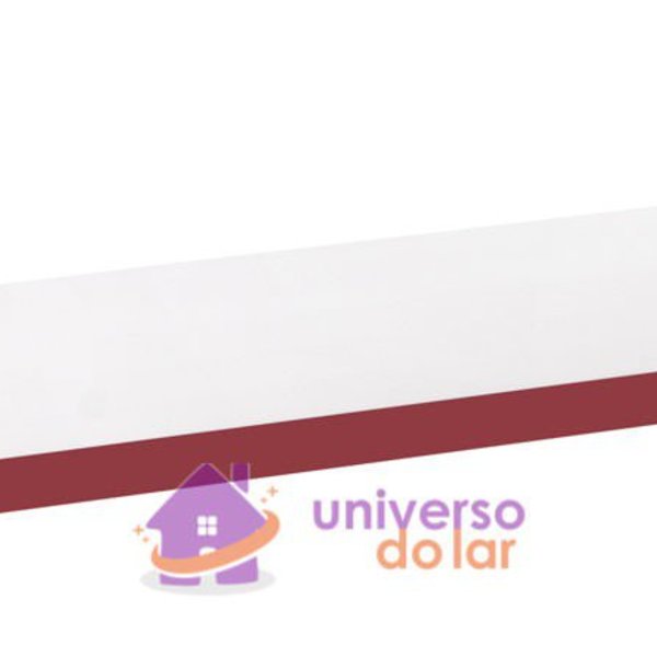 Prateleira Color Branca 90cm X 25cm - Vermelha Tramontina