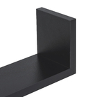 Prateleira Com Aba Estilo Preto