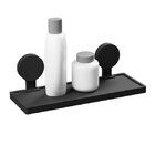 Prateleira Com Adesivo Astra Preto