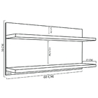 Prateleira Com Fundo Trovarelli Natural