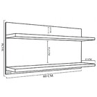 Prateleira Com Fundo Trovarelli Preto