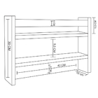 Prateleira Com Porta Chaves Organizador Prático - Madeirado