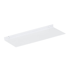 Prateleira com Suporte 30x12cm Metal Branco Silence Zamar