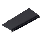 Prateleira com Suporte 30x12cm Metal Preta Industrial Zamar