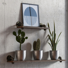 Prateleira com Suporte 45x12cm Industrial