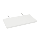 Prateleira com Suporte 60x30cm Madeira Branca Stark Spaceo