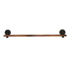 Prateleira com Suporte 80x12cm Madeira Marrom Industrial Montifácil