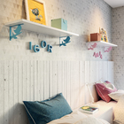 Prateleira com Suporte 80x20cm Metal Azul Bird DS Artefatos