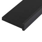 Prateleira com Suporte 90x10cm Madeira Preta Decore Multivisão