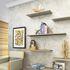 Prateleira com Suporte 90x90cm Madeira Castanho Criar Zamar