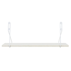 Prateleira Com Suporte Aramado 60x20Cm Branco/Branco