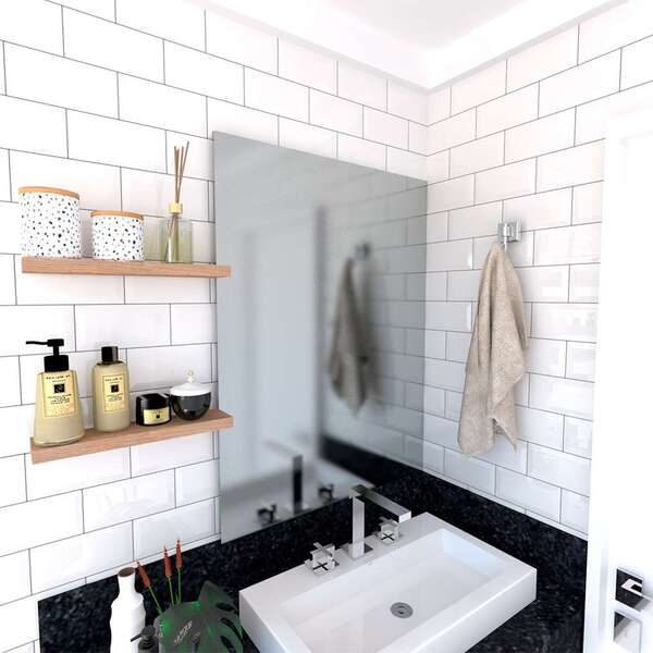 Prateleira Corp Carvalho Mel 40 Cm