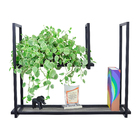 Prateleira de Aço Preta 70x30cm com Suporte Visível Flow Maxeb