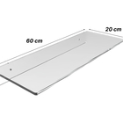 Prateleira De Acrílico, Modelo L 60cm X 20cm / 5mm