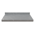 Prateleira Unique 80cm Cinza Marmi Bongut