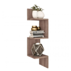 Prateleira De Canto 80 Cm Madeirado