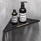 Prateleira De Canto Aço Inox Preto Fosco Grega