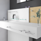 Prateleira De Canto Em Vidro (kit 2 Peças) Slim 513ls2 Grego