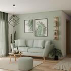 Prateleira De Canto Lyra 5 Nichos Decorativos Carvalho Para S