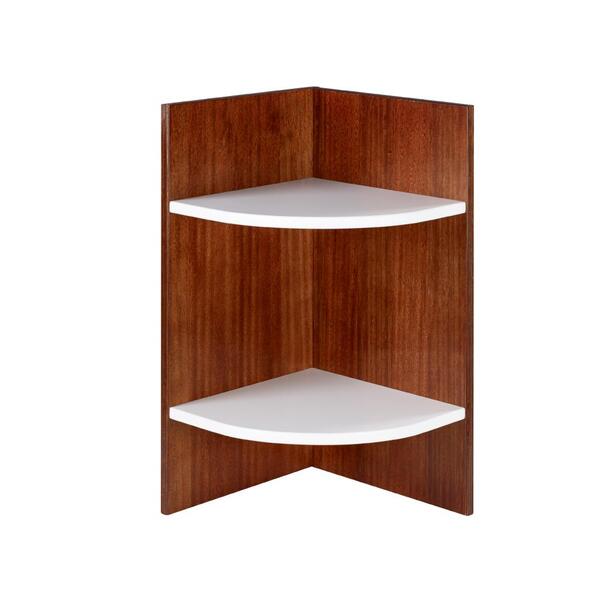 Prateleira De Canto Modular Hinz Em Madeira Maciça/mdf - Caca