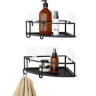 Prateleira De Canto Organizadora Cubiko Preto Umbra 2 Unidades