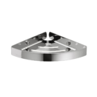 Prateleira De Canto Para Banheiro Porta Cosméticos Aço Inox