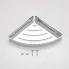 Prateleira De Canto Para Banheiro Porta Cosméticos Aço Inox