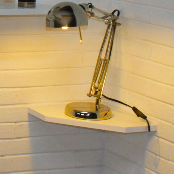 Prateleira De Canto Para Decoração De Ambientes – Mdf Laquead