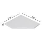 Prateleira De Canto Para Decoração De Ambientes – Mdf Laquead