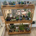 Prateleira De Chão, Jardineira, Suporte Para Plantas Com Rodi