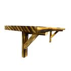 Prateleira De Madeira 60cm Mão Francesa Organização