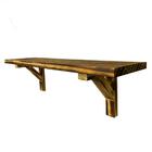 Prateleira De Madeira 60cm Mão Francesa Organização