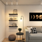 Prateleira de Madeira 60x14x4cm Preto Spaceo