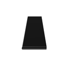 Prateleira de Madeira 90x25cm Preto Spaceo