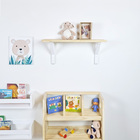 Prateleira De Madeira Com Mão Francesa Chapecó 60cm - Branco