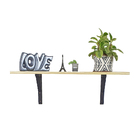 Prateleira De Madeira Com Mão Francesa Chapecó 90cm - Branco