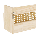 Prateleira De Madeira E Palhinha Oikos