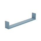 Prateleira de Madeira MDF Azul 80x10x13,5cm com Suporte Invisível Up Montfácil