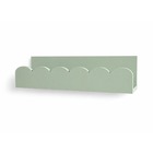 Prateleira de Madeira MDF Verde com LED 50x12cm com Suporte Embutido Doce Infancia Darabas Agardi