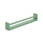 Prateleira de Madeira MDF Verde 80x10x13,5cm com Suporte Invisível Box Montfácil
