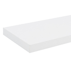 Prateleira de Madeira MDP Branca 150x25cm com Suporte Invisível Classic Montfácil